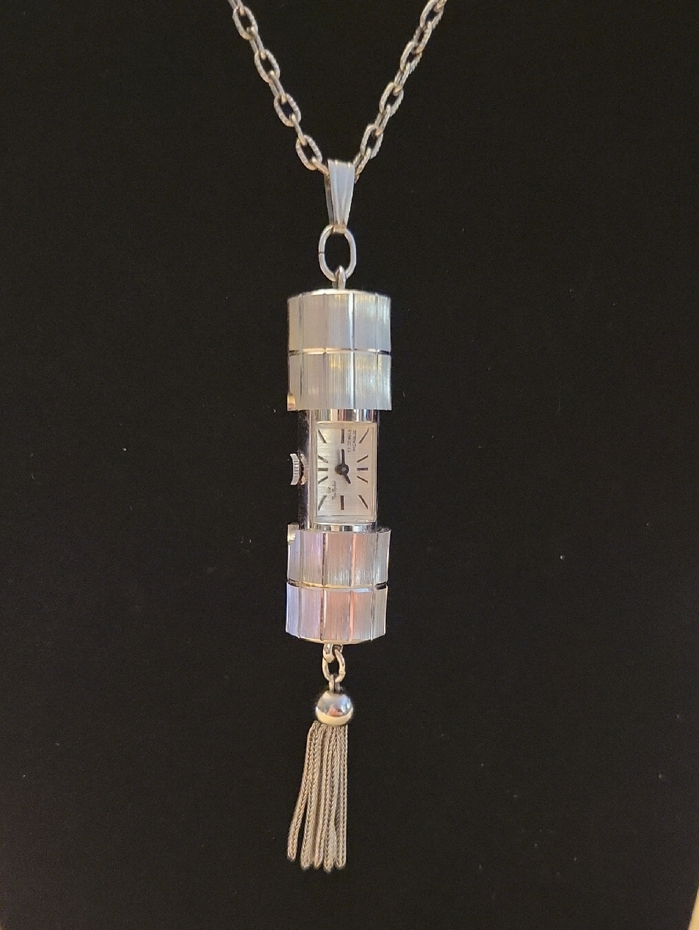 1960's Sliding Pendant Watch Rene Rochard RARE - Picture 11 of 12